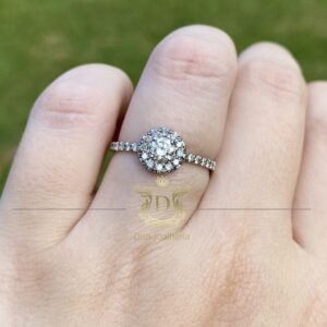 Anel Solitário 0,52 ct de Diamantes em Ouro 18k 750 - Imagem 1