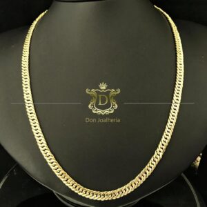 Corrente Elo Grumet Duplo 30 Gramas em Ouro 18k 750 - Imagem 1