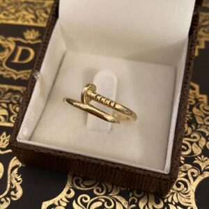 Anel Modelo Prego 5 gramas em Ouro 18k 750 - Imagem 1