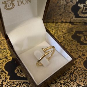 Anel Modelo Prego 5 gramas em Ouro 18k 750 - Imagem 8
