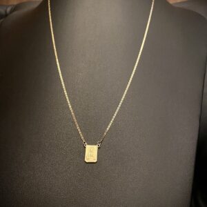 Escapulário Piastrine Italiano 3 Gramas em Ouro 18k 750 - Imagem 4