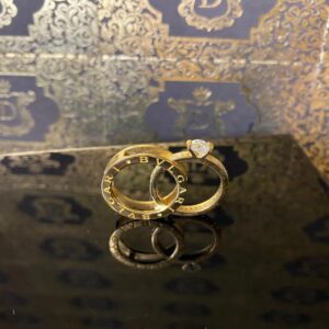 Anel Solitário 0,8 CT Modelo Bvlgari Ouro 18k 750 - Imagem 3