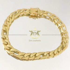 Pulseira Grumet 3x1 12 Gramas em Ouro 18k 750 - Imagem 1