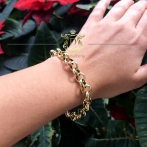Pulseira Elo Português 8 Gramas em Ouro 18k 750 - Imagem 3