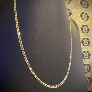 Corrente Piastrine Italiana 10 Gramas 70 cm em Ouro 18k 750 - Imagem 5