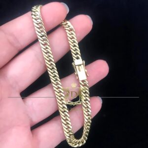 Pulseira Grumet Duplo 10 Gramas em Ouro 18k 750 - Imagem 4