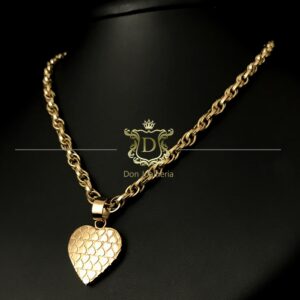 Pingente Coração 15 Gramas em Ouro 18k 750 - Imagem 3