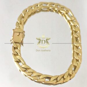 Pulseira Grumet 3x1 12 Gramas em Ouro 18k 750 - Imagem 4
