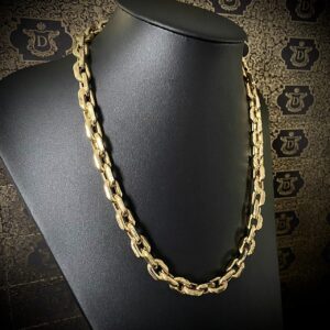 Corrente Cadeado 100 Gramas em Ouro 18k 750 - Imagem 1