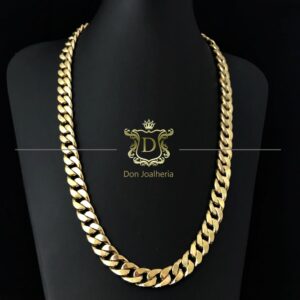 Corrente Grumet 90 Gramas em Ouro 18k 750 - Imagem 1