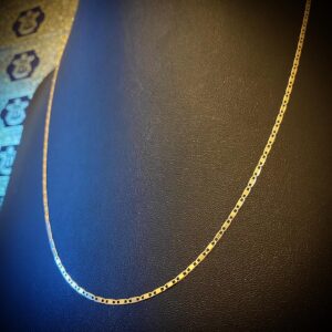 Corrente Piastrine Italiana 3,5 Gramas em Ouro 18k 750 - Imagem 2
