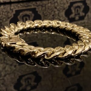 Pulseira Grumet Maciça 90 Gramas em Ouro 18k 750 - Imagem 5