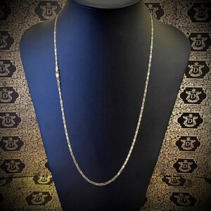 Corrente Piastrine 15 Gramas em Ouro 18k 750 - Imagem 2