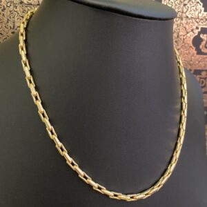 Corrente Cardano 30 Gramas Oca em Ouro 18k 750