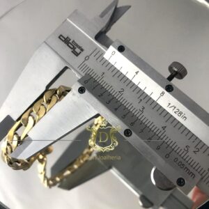 Pulseira Grumet 3x1 12 Gramas em Ouro 18k 750 - Imagem 5