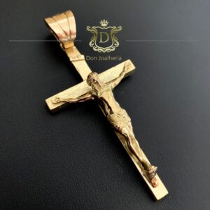 Pingente Jesus Crucificado 30 Gramas em Ouro 18k 750 - Imagem 6