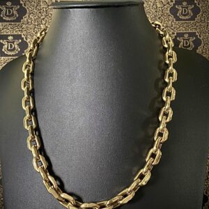 Corrente Cadeado 100 Gramas em Ouro 18k 750 - Imagem 2