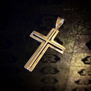 Pingente Crucifixo 5 gramas em Ouro 18k 750
