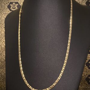 Corrente Piastrine 20 Gramas 70 cm em Ouro 18k 750