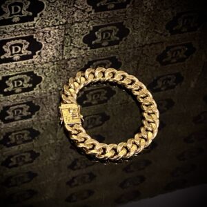 Pulseira Grumet Maciça 90 Gramas em Ouro 18k 750 - Imagem 2