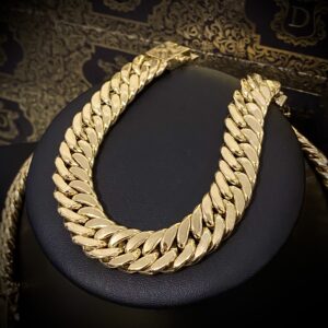 Pulseira Grumet Duplo 40 gramas em Ouro 18k 750