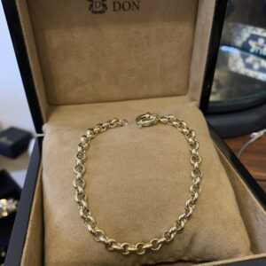 Pulseira Elo Português 6 Gramas em Ouro 18k 750 - Imagem 1