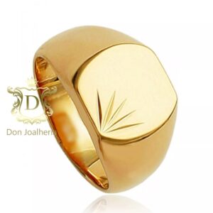 Anel Fine com 10 Gramas em Ouro 18k 750