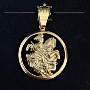 Pingente São Jorge 10 Gramas em Ouro 18k 750 - Imagem 1