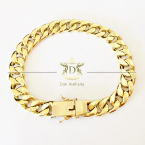 Pulseira Grumet 1x1 20 Gramas Ouro 18k 750 - Imagem 2