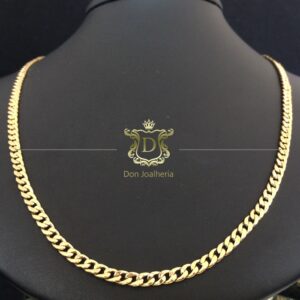 Corrente Grumet 1x1 18 Gramas Ouro 18k 750 - Imagem 1