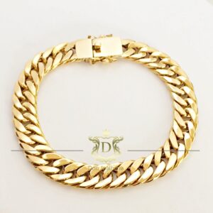 Pulseira Grumet Duplo 15 Gramas em Ouro 18k 750 - Imagem 4