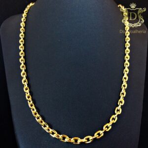 Corrente Cadeado 60 Gramas Maciça Ouro 18k 750