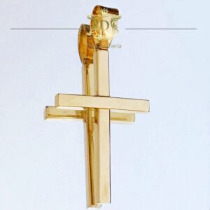 Pingente Crucifixo Sobreposto 7 Gramas Ouro 18k 750 - Imagem 4
