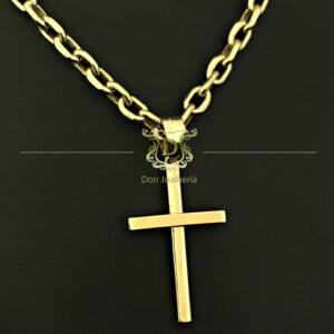 Pingente Crucifixo Sobreposto 7 Gramas Ouro 18k 750 - Imagem 2
