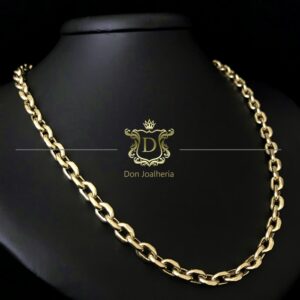 Corrente Cadeado 30 Gramas Ouro 18k 750 - Imagem 4