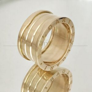 Anel Bvlgari 3 aros 14mm 20 gramas em Ouro 18k 750 - Imagem 3