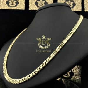 Corrente Grumet Duplo 35 Gramas em Ouro 18k 750 - Imagem 3