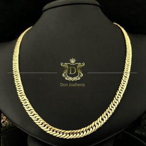 Corrente Grumet Duplo 35 Gramas em Ouro 18k 750