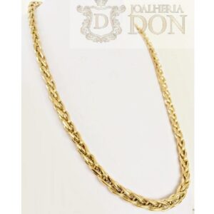 Corrente Malha Palmeira 60 gramas em Ouro 18k