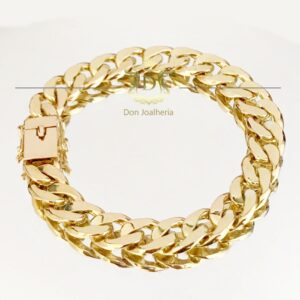 Pulseira Grumet 1x1 50 Gramas Maciça em Ouro 18k 750 - Imagem 1