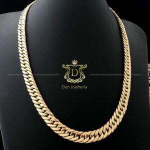 Corrente Grumet Duplo 60 Gramas em Ouro 18k 750