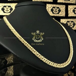 Corrente Grumet Duplo 100 Gramas Maciça em Ouro 18k 750 - Imagem 4