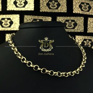 Corrente Elo Português 15 Gramas em Ouro 18k 750 - Imagem 12