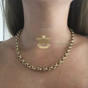 Corrente Elo Português 15 Gramas em Ouro 18k 750 - Imagem 6