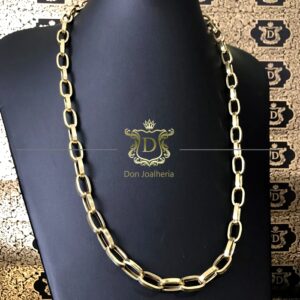 Corrente Elo Baguete 20 Gramas em Ouro 18k 750 - Imagem 1