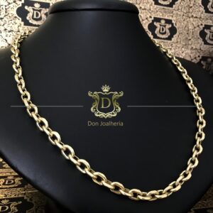 Corrente Cadeado 30 Gramas Ouro 18k 750 - Imagem 7