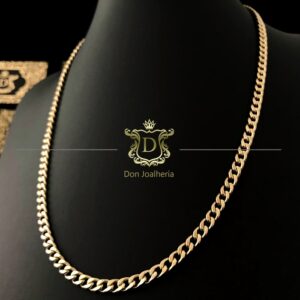 Corrente Grumet 1x1 50 Gramas Maciça em Ouro 18k 750 - Imagem 3