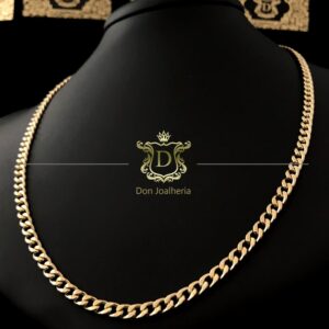 Corrente Grumet 1x1 50 Gramas Maciça em Ouro 18k 750 - Imagem 1