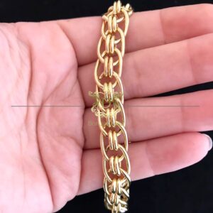 Pulseira Elo Imperador II 20 Gramas Ouro 18k 750 - Imagem 5