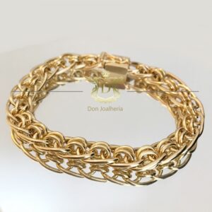 Pulseira Elo Imperador II 20 Gramas Ouro 18k 750